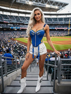 Los Angeles Charges Football Team Corset Top