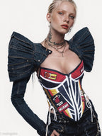 MIAMI HEAT Basketball Team Corset Bustier Top - Mologoko Couture