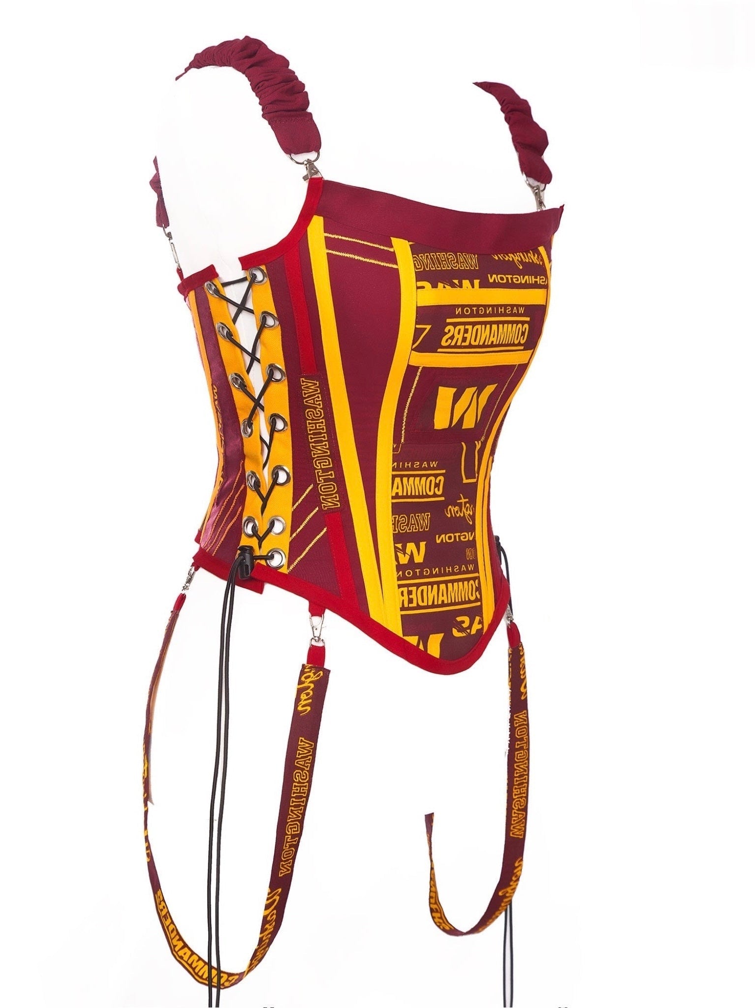 Washington DC Football Team Corset - Mologoko Couture