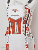The University of Texas Longhorns Corset Top - Mologoko Couture
