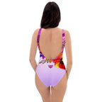 AFA Velvet Roses Flower Garden One-Piece Swimsuit