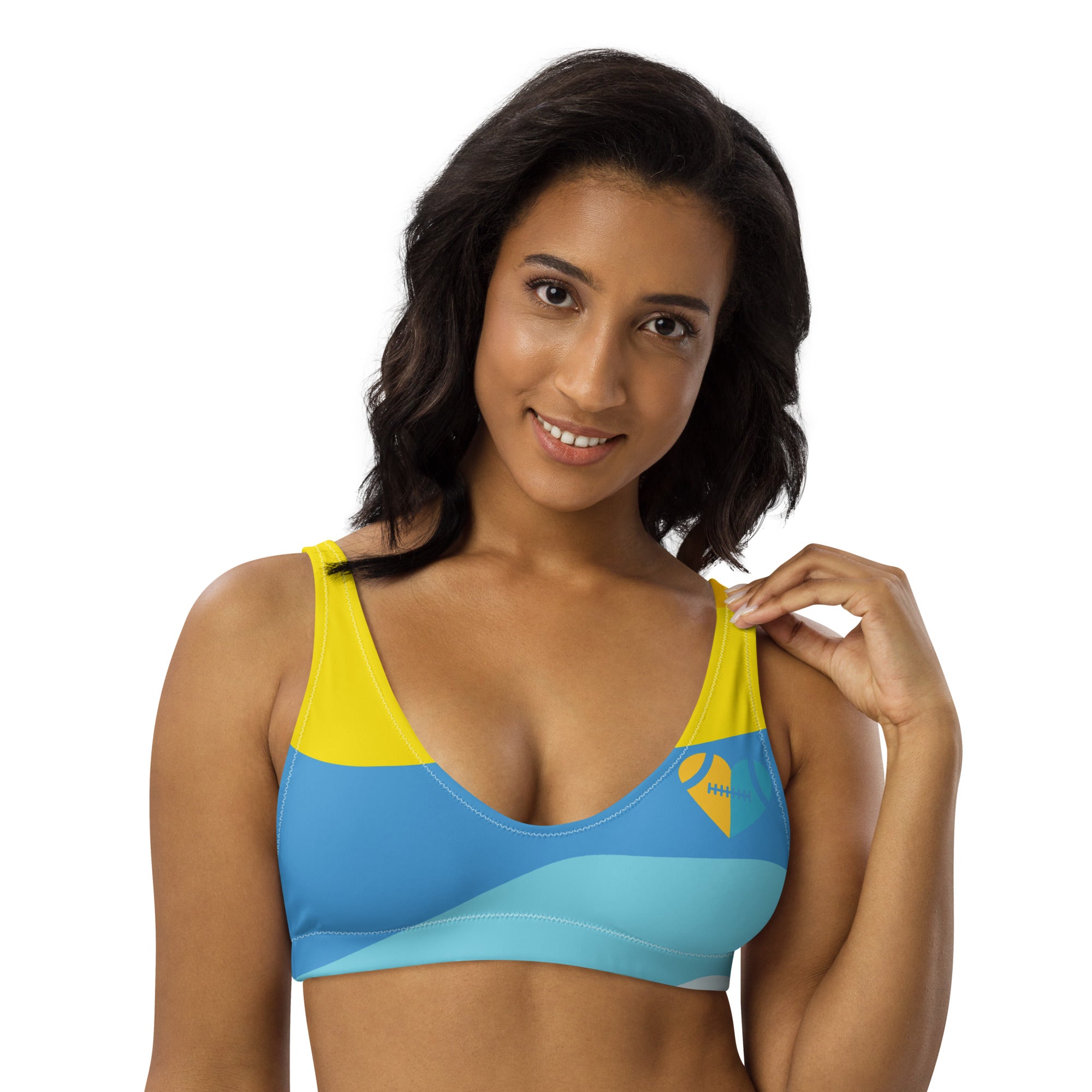 AFA I <3 UKRAINE! Recycled padded bikini top