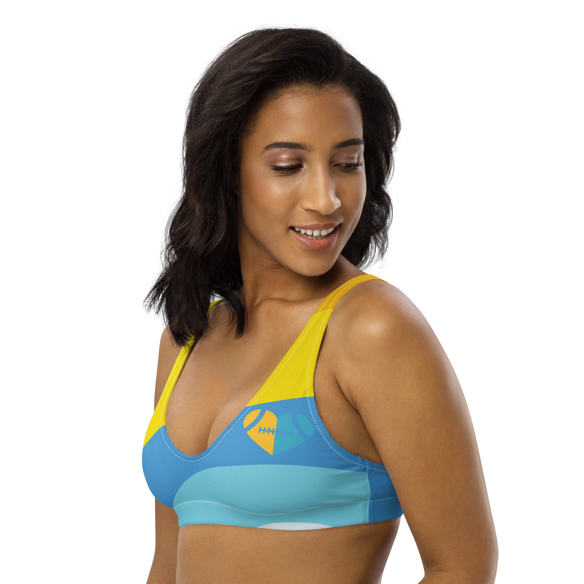 AFA I <3 UKRAINE! Recycled padded bikini top