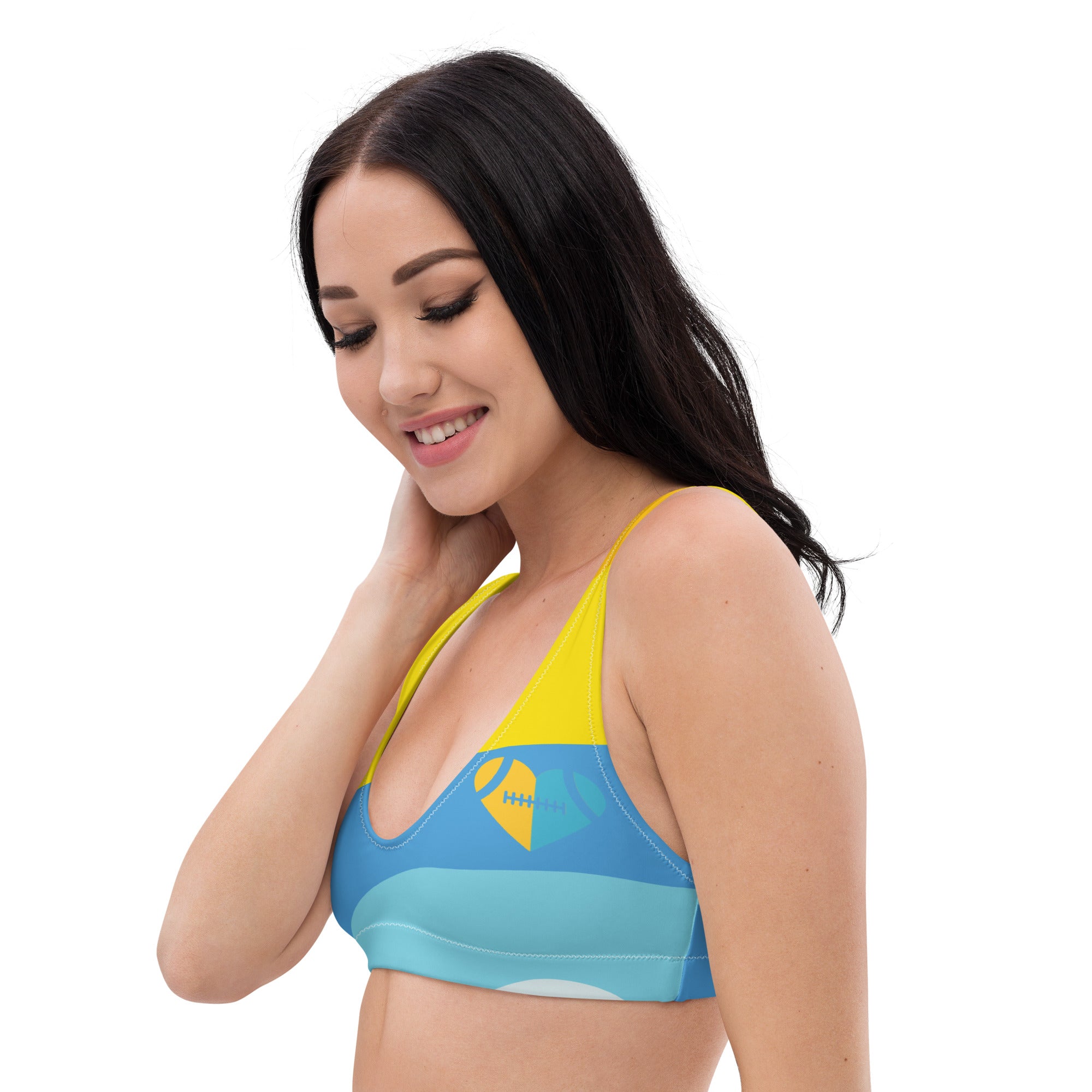 AFA I <3 UKRAINE! Recycled padded bikini top