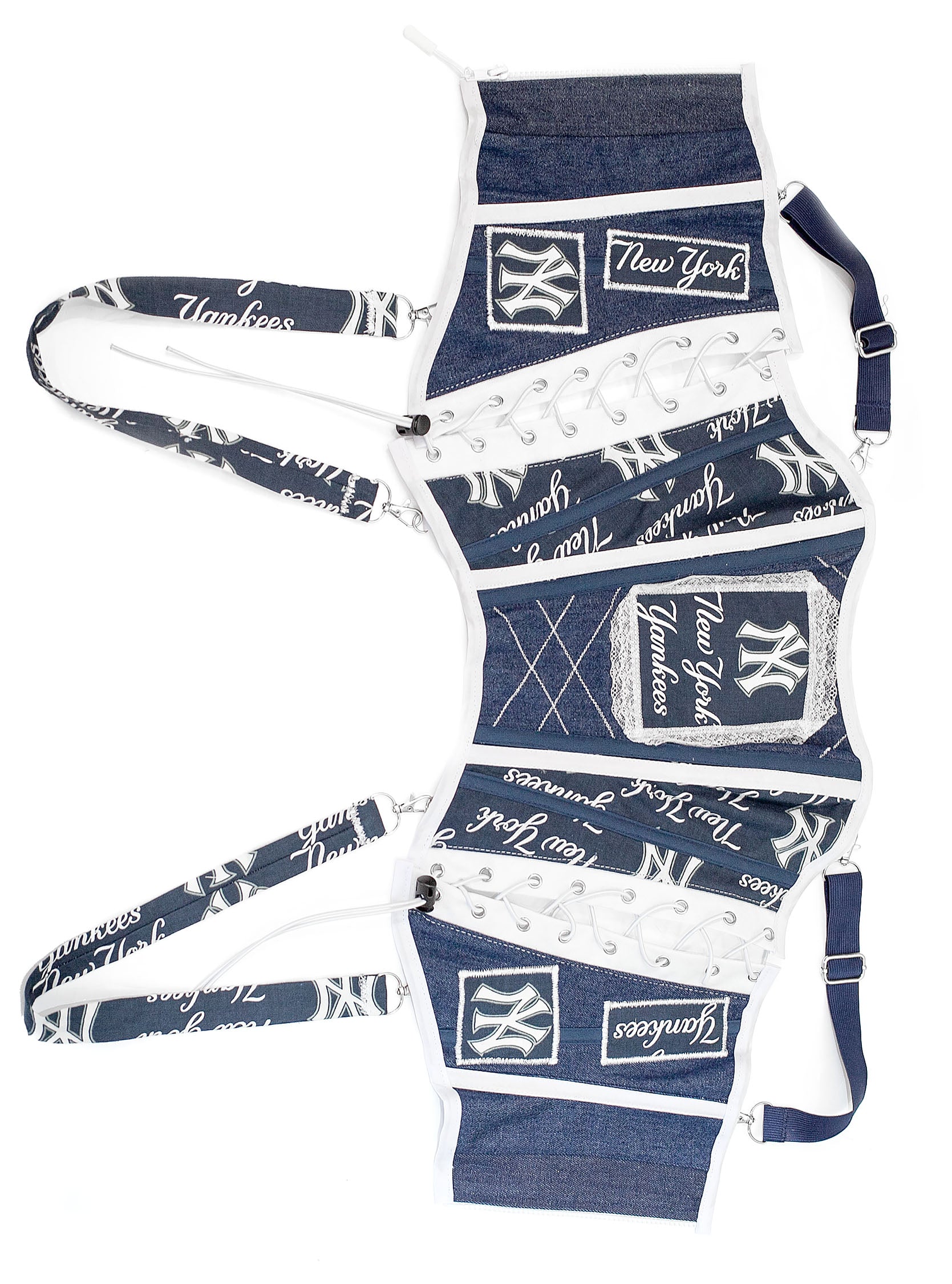 New York Yankees Baseball Team Corset Top