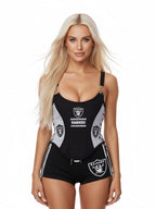 Las Vegas Raiders Football Team Corset Bustier Top