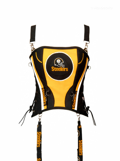 Pittsburgh Steelers Football Team Corset Bustier Top